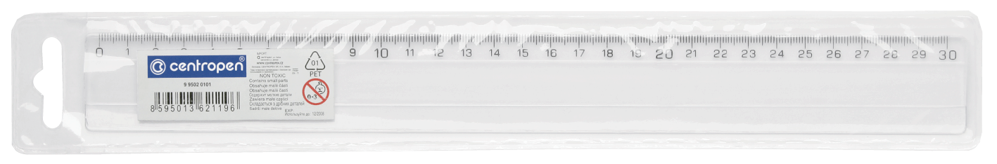Pravítko 30 cm Centropen 9502